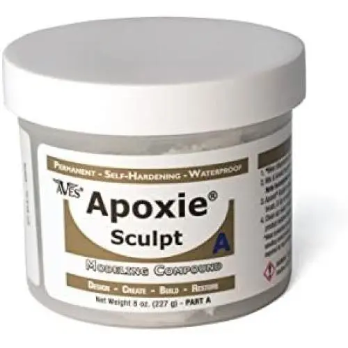 Apoxie Sculpt - 2 Part Modeling Compound (A & B) - 1 Pound, White Apoxie Sculpt - 2 Part Modeling Compound (A & B) - 1 Pound, White