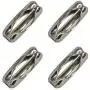 Ball Chain Connector Clasps 300 Pieces Number 6 Connectors Fits 3.2mm Beaded Ball Chain