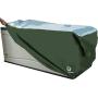 YardStash Heavy Duty Waterproof Deck Box Cover Protects from Outdoor Rain Wind and Snow. Extends Lifetime of Storage Box with UV Protected Rip-Stop 210D Heat Shield 600D Polyester