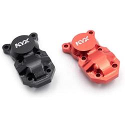 KYX Racing CNC Machined Aluminum Alloy Differential Cover Upgrades Parts Accessories for 1/24th Scale RC Crawler Car Axial SCX24 Deadbolt AXI90081 (Black)