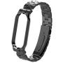 T-BLUER Band Compatible with Xiaomi Mi Band 5 Bands,Stainless Steel Metal Wrist Strap Wristband WatchBand Bracelet Accessories for Xiaomi Miband 5,No Tracker Included