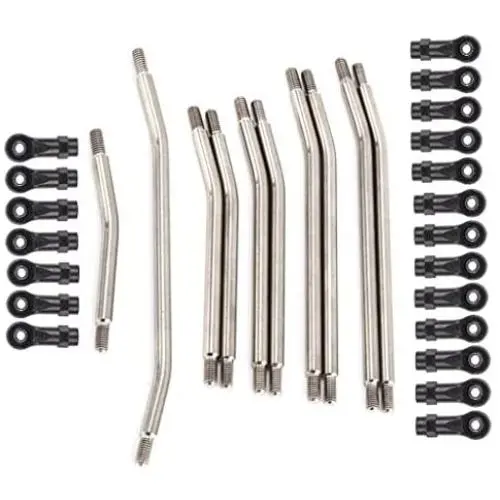 EAPTS 10pcs Metal Link with Plastic Rod Ends for Axial SCX10 II 90046 90047 RC Crawler EAPTS 10pcs Metal Link with Plastic Rod Ends for Axial SCX10 II 90046 90047 RC Crawler