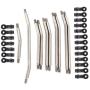 EAPTS 10pcs Metal Link with Plastic Rod Ends for Axial SCX10 II 90046 90047 RC Crawler