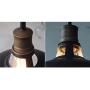 CLAXY Ecopower Industrial Barn Mini Metal Pendant Light 1 Light