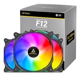 Antec 120mm Case Fan, RGB Case Fans, PC Fan, 4-PIN RGB, F12 Series