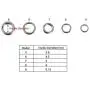 Stainless Steel Split Ring, 200PCS 5Sizes Split Rings Solid Lures Connectors Fishing Tackle High Strength Lure Tackle Connector kit Stainless Steel Split Ring, 200PCS 5Sizes Split Rings Solid Lures Connectors Fishing Tackle High Strength Lure Tackle Connector kit