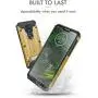 Motorola Moto G7 Power Case, Evocel [Explorer Series Pro] Premium Full Body Case with Glass Screen Protector, Belt Clip Holster, Metal Kickstand for Motorola Moto G7 Power (XT1955), Gold