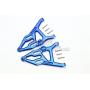 GPM for Traxxas Unlimited Desert Racer 4X4 (#85076-4) Upgrade Parts Aluminum Front Lower Suspension Arm - 1Pr Set Blue