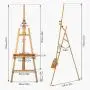 BAHOM Adjustable Art Easel for Adults Painting Beechwood, Artist Easel Stand for White Board Painting Canvas Wedding Hold Up to 48”
