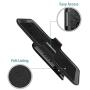 Galaxy S7 Case, Samsung Galaxy S7 Case,Fingic Slim Shell Holster Combo Cover with Kick-Stand and Swivel Belt Clip Holster Protective Case for Samsung Galaxy S7 (G930), Black
