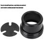 Bewinner1 D5 Pump Cover, Aluminum Anodized D5 Pump Heatsink Top Kit Computer Water Cooling Pump Cover Computer Accessories for PJ-D5BGTZ / PJ-D5QJS/D5