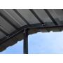 Arrow 20 x 20 29-Gauge Metal Carport with Steel Roof Panels, 20 x 20, Charcoal