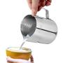 X-Chef Frothing Pitcher, Milk Froth Pitcher Stainless Steel, Espresso Steaming Pitcher 20 oz (600 ml)