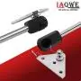 10MM Ball Studs Mounting Brackets for Gas Struts Shocks with 12PCS Screws, 4 PCS from IAQWE 10MM Ball Studs Mounting Brackets for Gas Struts Shocks with 12PCS Screws, 4 PCS from IAQWE
