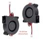 Furiga 3D Printer Fan 12V DC 50X50X15mm 5015 Blower Radial Cooling Fan 1M Cable for Heat Sink 2PCS