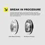 Fit 2014-2015 Mazda 6 HartBrakes Full Kit Drill/Slot Brake Rotors Kit+Ceramic Pads