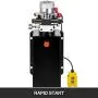 Mophorn 16 Quart Hydraulic Pump Double Acting Hydraulic Pump Metal Reservoir 3200 PSI Hydraulic Power Unit Car Lift with Pressure Gauge Hydraulic for Scissor Lift Dump Trailer