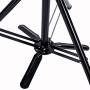 Wig Stand Tripod with Foot Pedal Adjustable Hair Mannequin Head Stand with Metal Fixing Base for Wig Making Hair Styling SJJN