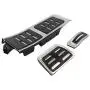 ROADFAR Drill Free Aluminum Fuel Accelerate Brake at Pedals Covers Compatible with 1992-2019 AUDI A4 S4 A5 A6 Q5 S5 A7 at Metal Aluminum Fuel Sports Pedal Full Set Accel