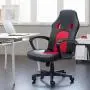 Furmax Office Chair Leather Desk Gaming Chair, High Back Ergonomic Adjustable Racing Chair,Task Swivel Executive Computer Chair Headrest and Lumbar Support (Red)