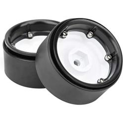 VGEBY 2pcs G06 1.9inches Metal Wheel Rims Hubs for RC Crawler RC Climber Trailer Parts Wheel Rims