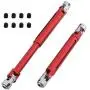 Hobbypark Machined Aluminum Center Drive Shaft for Redcat Everest Gen7 Sport / Pro Upgrade Parts (Set of 2) (Red)