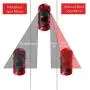 Livtee Framed Rectangular Blind Spot Mirror, HD Glass and ABS Housing Convex Wide Angle Rearview Mirror with Adjustable Stick for Universal Car (2 pcs) Livtee Framed Rectangular Blind Spot Mirror, HD Glass and ABS Housing Convex Wide Angle Rearview Mirror with Adjustable Stick for Universal Car (2 pcs)