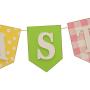 Glitzhome Easter Hanging Decor Wooden Happy Easter Banner Rustic Garland for Indoor Festive Party Home School Decoration