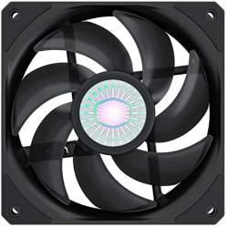 Cooler Master SickleFlow 120 V2 Black Case & Cooling Fan - Improved Air Balance Blades, 62 CFM, 2.5 mmH2O, 8 to 27 dBA - Black