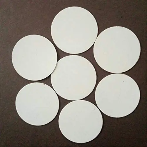 ouhoe White Sublimation Blank Aluminum Shee Pendant Creative Christmas Ornaments Heat Transfer Printing DIY Ornament Round Christmas Decorations (10PCS, 90mm) ouhoe White Sublimation Blank Aluminum Shee Pendant Creative Christmas Ornaments Heat Transfer Printing DIY Ornament Round Christmas Decorations (10PCS, 90mm)