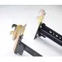 Ronin Factory Hook On Bed Frame Brackets Adapter for Headboard Extra Heavy Duty, Set of 2 Brackets with Hardware, 711 Bracket, Bolt-On to Hook-On Conversion