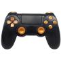 TOMSIN Metal Buttons for DualShock 4, Aluminum Metal Thumbsticks Analog Grip & Bullet Buttons & D-pad & L1 R1 L2 R2 Trigger for PS4 Controller Gen 1 (Gold)