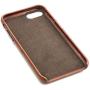 Dockem iPhone SE 2, iPhone 8/7 Wallet Case with Built-in Metal Plate for Magnetic Mounting & 2 Credit Card Holder Slots (M2, Brown, Exec Smooth Synthetic Leather)