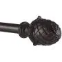 Exclusive Home Acorn 1'' Curtain Rod and Coordinating Finial Set, Matte Bronze, Adjustable 66''-120'' Exclusive Home Acorn 1'' Curtain Rod and Coordinating Finial Set, Matte Bronze, Adjustable 66''-120''
