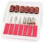 ZXUY 6pc Nail Drill Bits for Machine Replacement 3/32'' Shank Size Acrylic Art