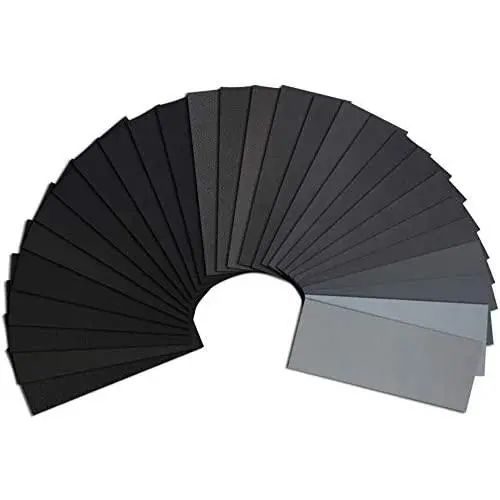 45PCS Sandpaper, Premium Wet Dry Waterproof Sand Paper, 120 to 5000 Assorted Grit Sanding Paper for Wood Furniture Finishing, Metal Sanding and Automotive Polishing, 9 x 3.6 Inches. 45PCS Sandpaper, Premium Wet Dry Waterproof Sand Paper, 120 to 5000 Assorted Grit Sanding Paper for Wood Furniture Finishing, Metal Sanding and Automotive Polishing, 9 x 3.6 Inches.