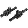 Drfeify Rear Axle Housing, 1/10 RC Metal Front Rear Axle Housing Cover Rear Axle Housing Compatible with Traxxas TRX4(Black) Drfeify Rear Axle Housing, 1/10 RC Metal Front Rear Axle Housing Cover Rear Axle Housing Compatible with Traxxas TRX4(Black)