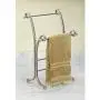 mDesign Decorative Metal Fingertip Towel Holder Stand for Bathroom Vanity Countertops to Display and Store Small Guest Towels or Washcloths, 2 Tiers - 13.6'' High - 2 Pack - Satin mDesign Decorative Metal Fingertip Towel Holder Stand for Bathroom Vanity Countertops to Display and Store Small Guest Towels or Washcloths, 2 Tiers - 13.6'' High - 2 Pack - Satin