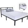 V&LX 14 inch Tall Heavy-Duty Steel Slats/1.0T Steel Frame/V1402/ Head Support/Bed Frame/Platform Bed (Queen)