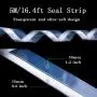 Silicone Seal Strip,Weather Stripping for Door or Window,Weatherproof Soundproof Self Adhesive Door Strip Bottom,Insect Proof Silicone Sealing Sticker for Gap of House or Shower Door(16.4Feet X 45MM) Silicone Seal Strip,Weather Stripping for Door or Window,Weatherproof Soundproof Self Adhesive Door Strip Bottom,Insect Proof Silicone Sealing Sticker for Gap of House or Shower Door(16.4Feet X 45MM)
