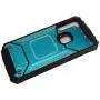 CELZEN - for Motorola Moto G Stylus XT2043, Moto G Power XT2041 (2020 Version) - Aluminum Metal Hybrid Phone Case - ZY1 Blue