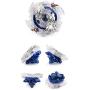 Elfnico Bey Battle Burst 2 in 1 Metal Fusion Battling Tops with 4D Launcher Grip Battle Set Packed in Storage Case
