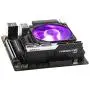 Cooler Master MasterAir G200P Low-Profile CPU Cooling System - 39.5mm Mini-ITX/SFF Clearance, High-Performance 92mm RGB Fan, 2 Copper Heat Pipes - AMD/Intel Compatible