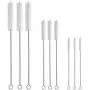 HIWARE Drinking Straw Cleaner Brush Kit - (3-Size) 9-Piece Extra Long Pipe Cleaners, Straw Cleaning Brush for Tumbler, Sippy Cup, Bottle and Tube