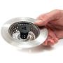 Kitchen SinkShroom Revolutionary Clog-Free Stainless Steel Sink Strainer, Black