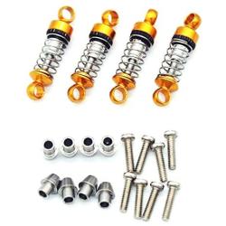 Useller Full Metal Shock Absorber Damper Upgrade Accessories for K969 K979 K989 K999 P929 P939 1/28 RC Car Parts,Yellow