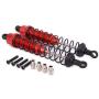 4pcs Shock Absorber Assembled Replacement for RC Car 1/12 Wltoys Wltoys 12428 12423 FY03 12628 Short Course Desert Buggy Off-Road Hop-up Parts (Red)