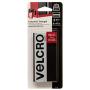 VELCRO Brand Industrial Strength Fasteners | Stick-On Adhesive | Professional Grade Heavy Duty Strength Holds up to 10 lbs on Smooth Surfaces | Indoor Outdoor Use | 4 x 2 inch Strips, 2 sets, Black