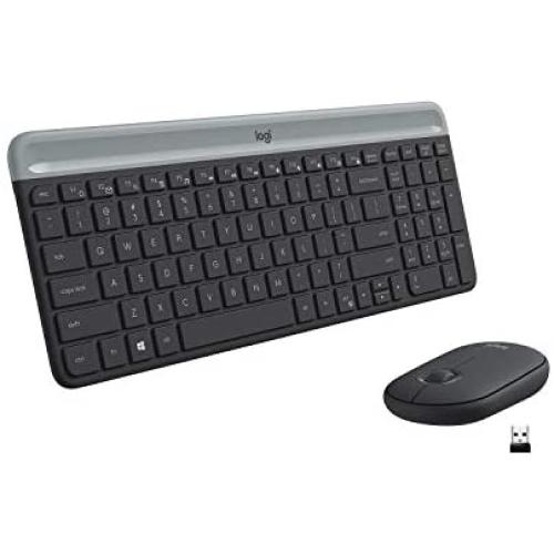 Logitech MK470 Slim Wireless Combo - Graphite