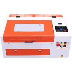 TEN-HIGH CO2 engrave Machine, 40W 300x400mm Laser Engraving Machine with Exhaust Fan USB Port